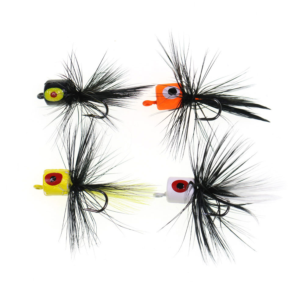 Fishing Lure Popper - 4pcs Size #10 Bass Panfish Popper