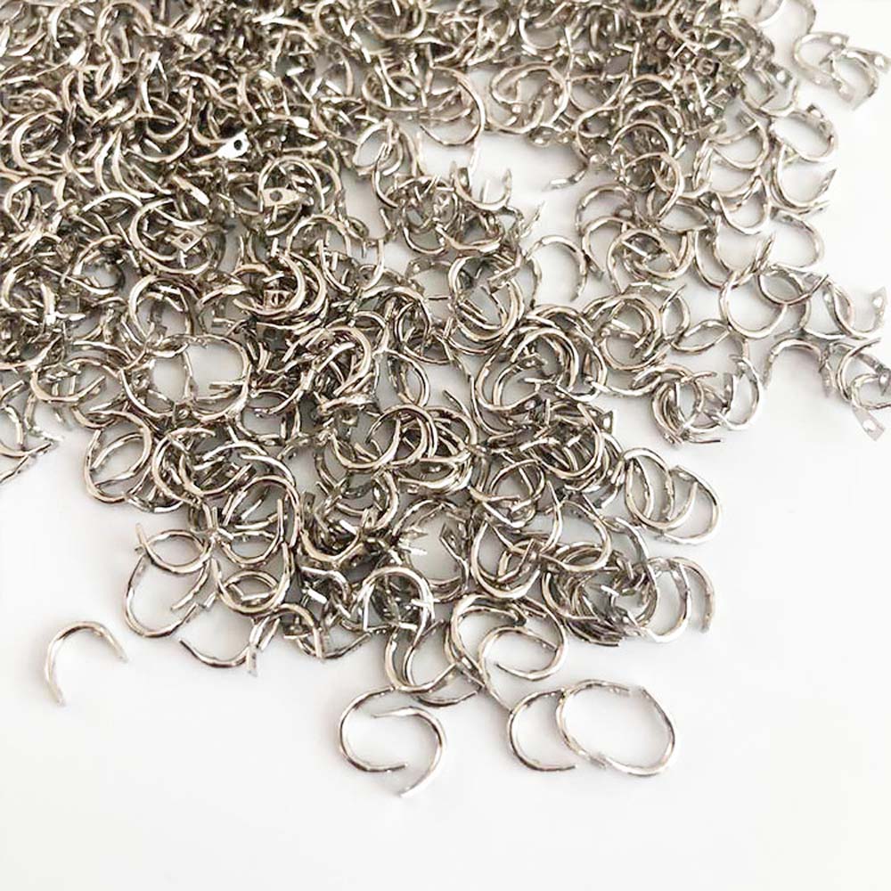 Fishing Lure Spinner - 50-100Pcs/Lot Fishing U-ring 5 * 7mm