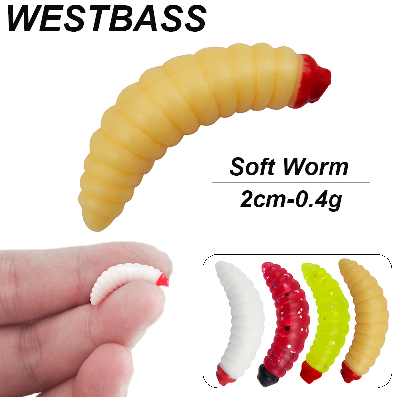 WESTBASS 20/50PCS Soft Larva S - огляд і ціна Fishing Lure Soft Plastic