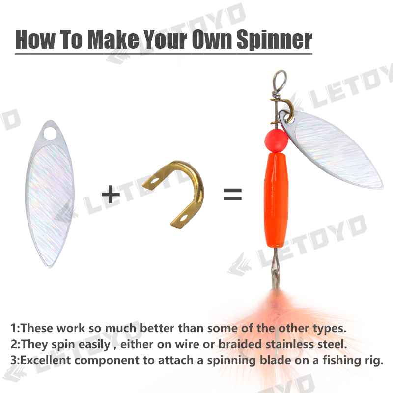 LETOYO 100pcs Folded Clevises  - огляд і ціна Fishing Lure Kit