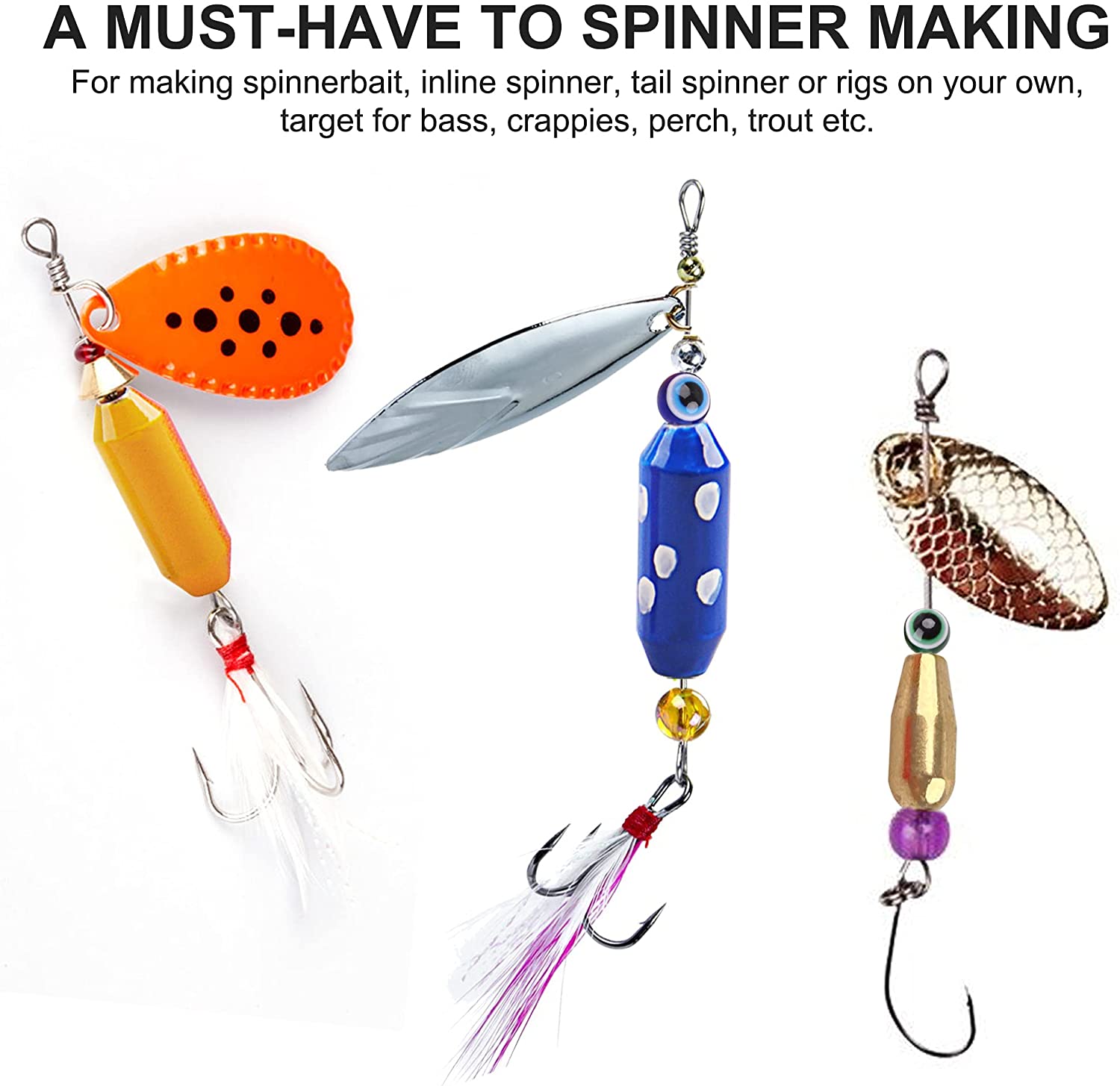 10pcs Fishing Brass Spinner Lu - огляд і ціна Fishing Lure Spinner