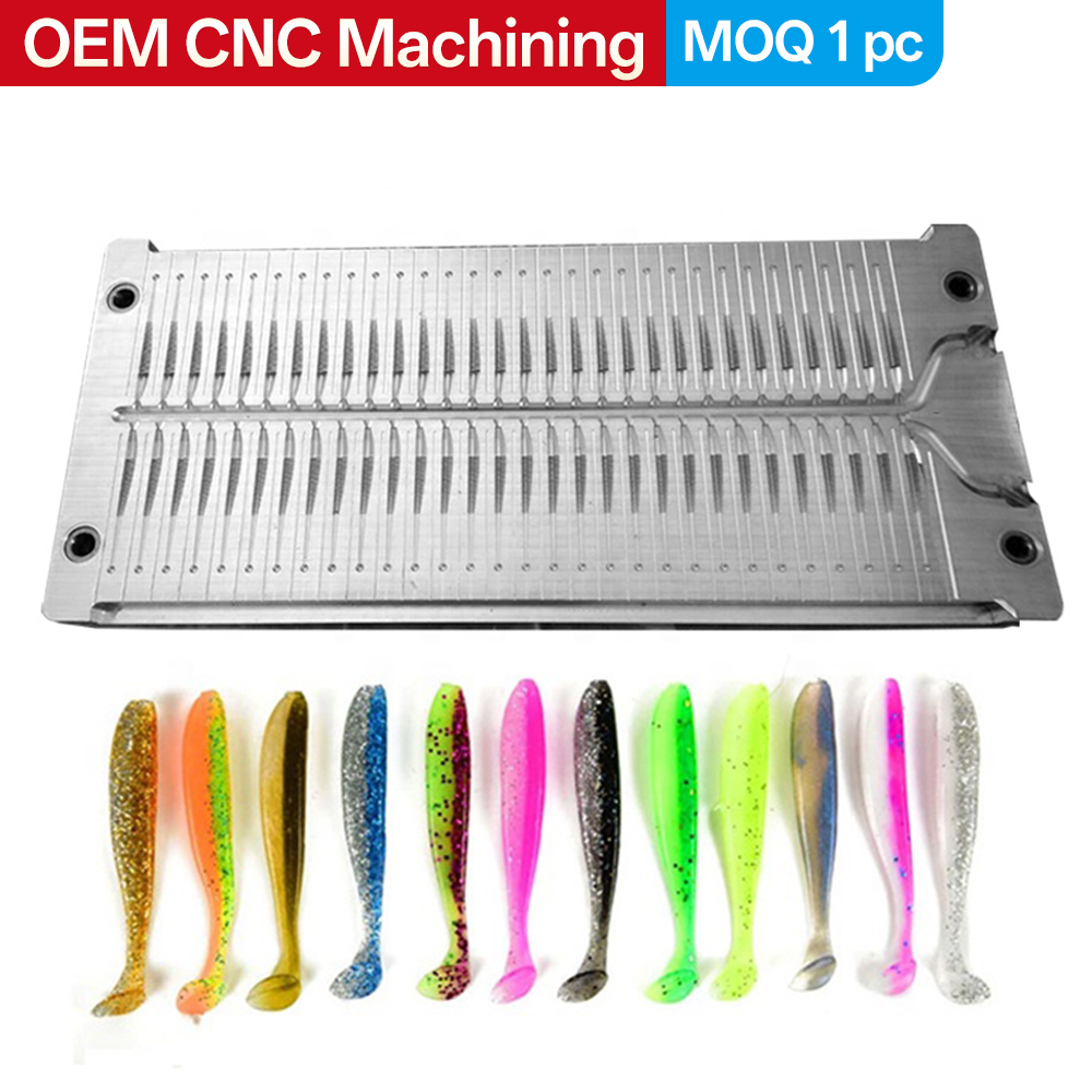 Custom Injection Molded Soft F - огляд і ціна Fishing Lure Soft Plastic