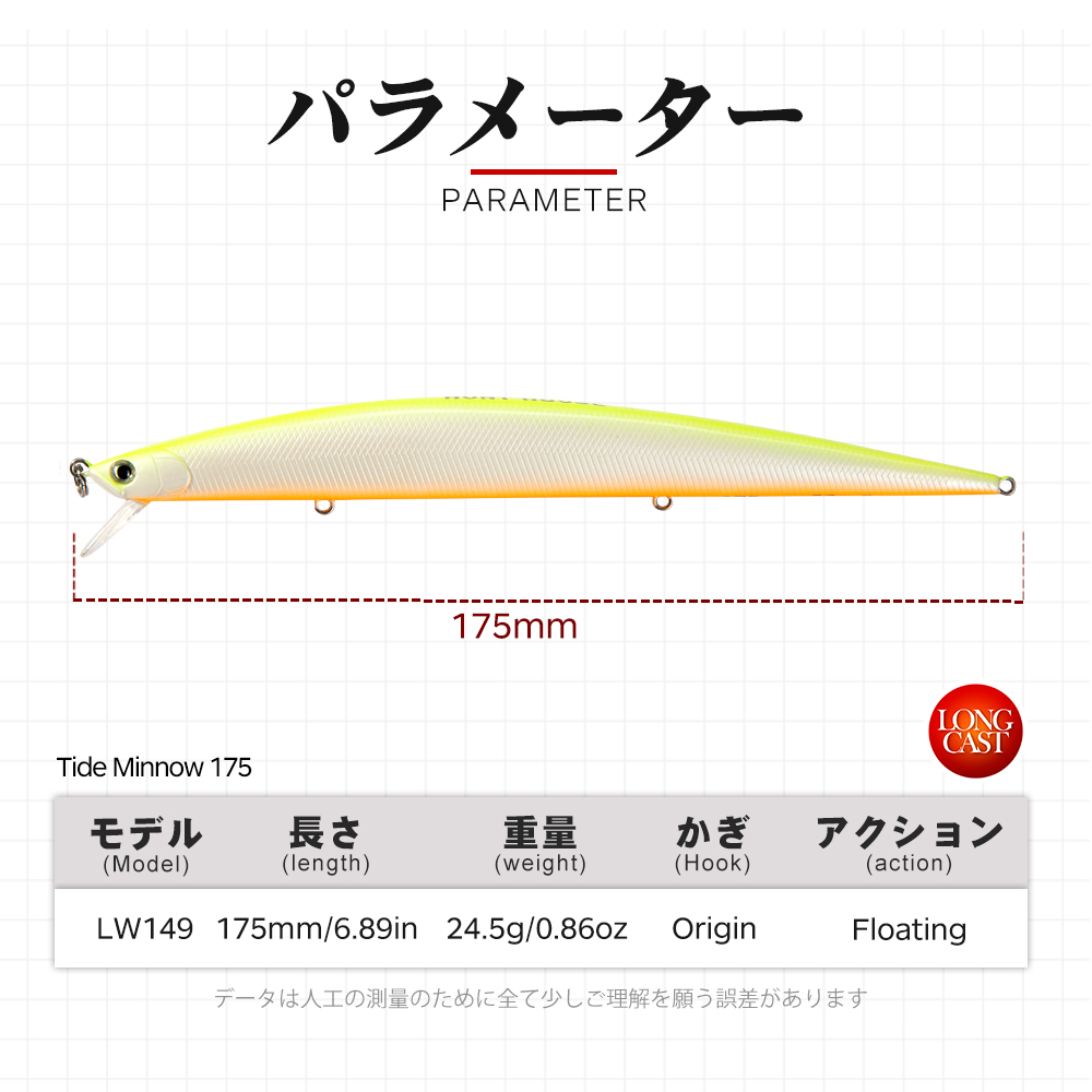 Hunthouse Tide Slim Minnow 175 - огляд і ціна Fishing Lure Topwater