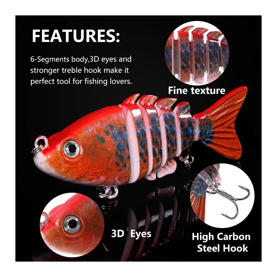 1PCS 8cm 13g Lifelike Fishing  - огляд і ціна Fishing Lure Popper