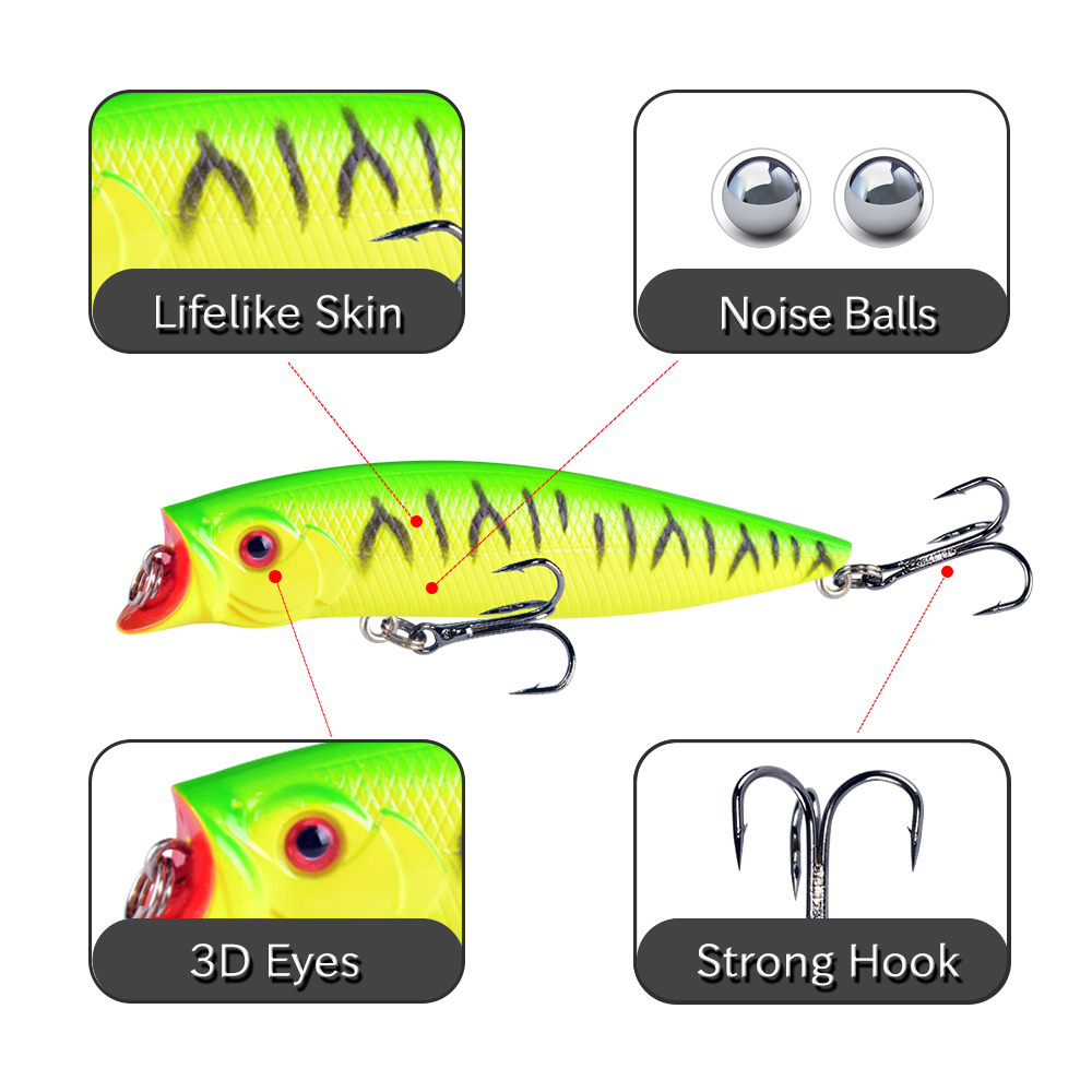 1pcs Fishing Lures High Qualit - огляд і ціна Fishing Lure Topwater
