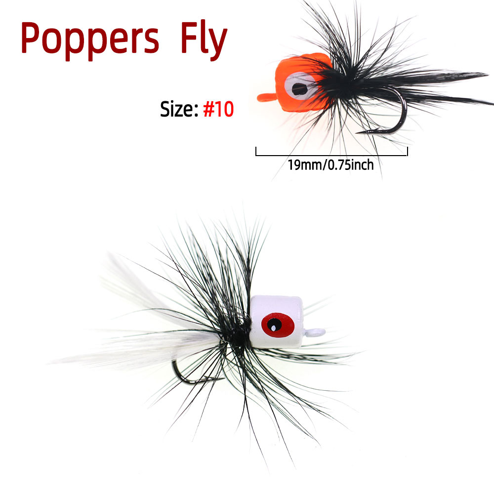 4pcs Size #10 Bass Panfish Pop - огляд і ціна Fishing Lure Popper