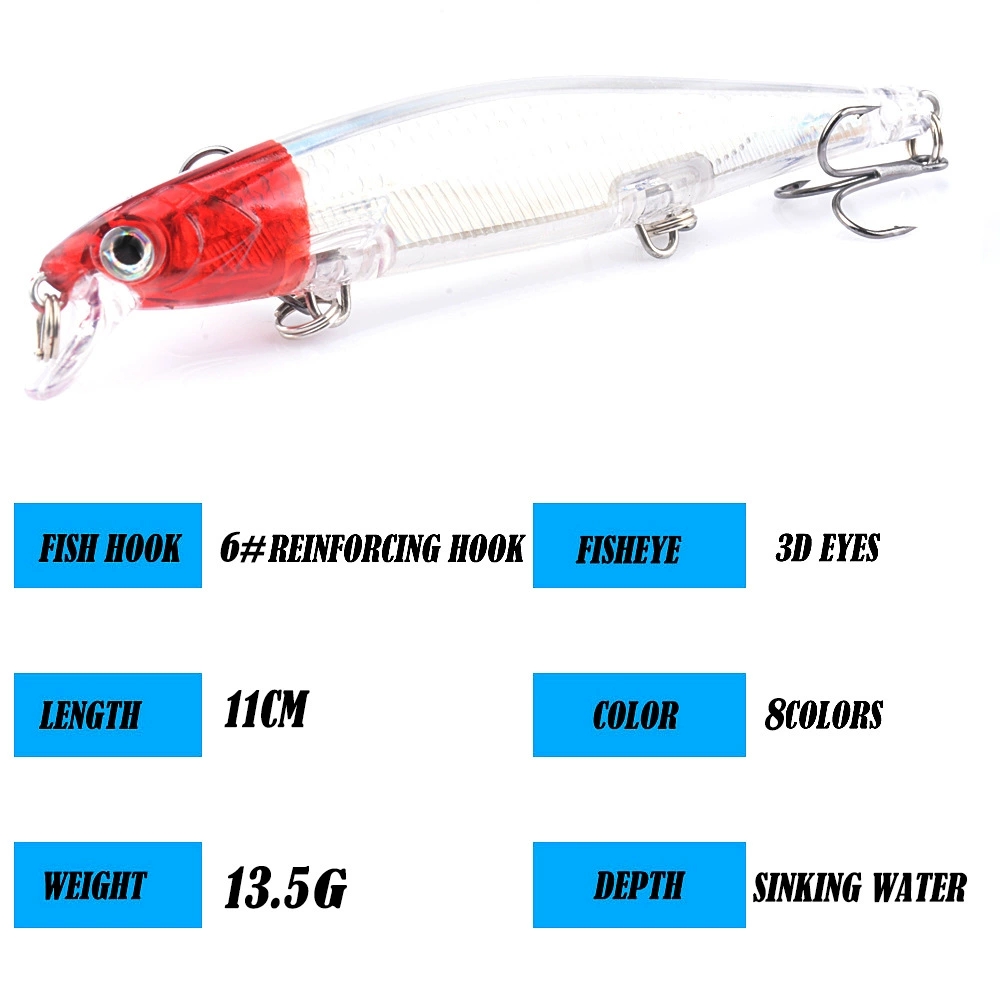 1pc Laser Sinking Minnow Fishi - огляд і ціна Fishing Lure Swimbait
