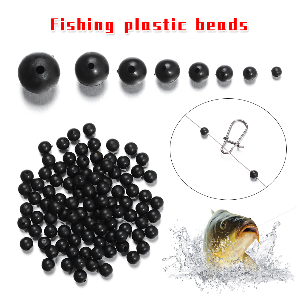 100pcs/lot Fishing Beads Space - огляд і ціна Fishing Lure Soft Plastic