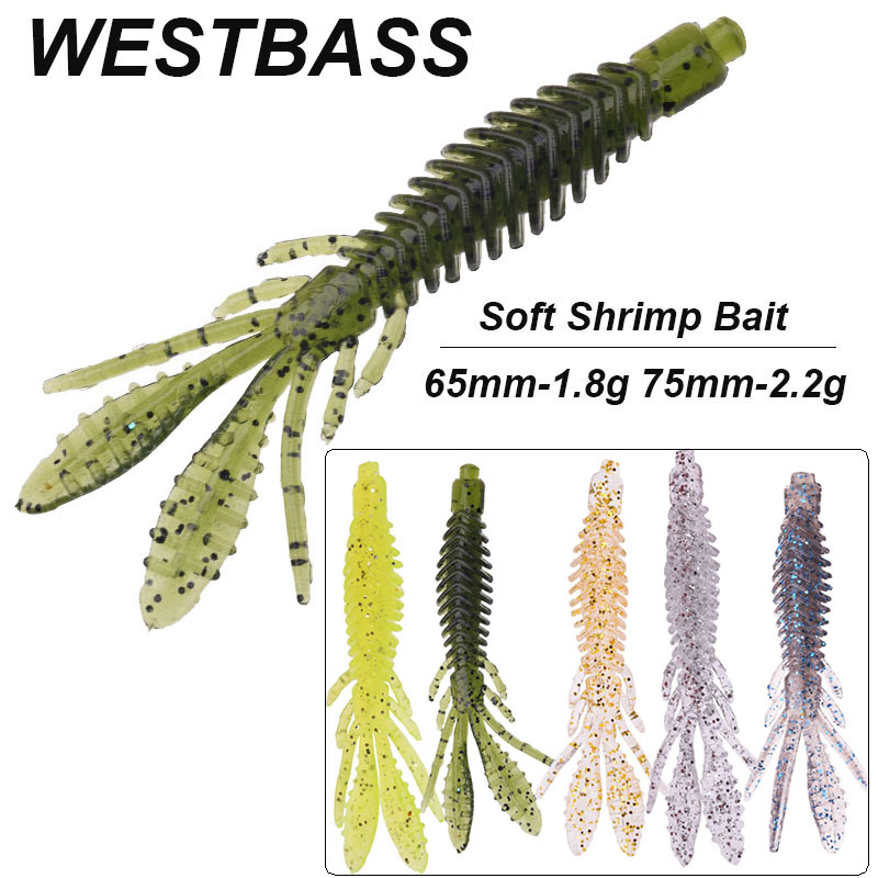 WESTBASS 5PCS Soft Larva Baits - огляд і ціна Fishing Lure Swimbait