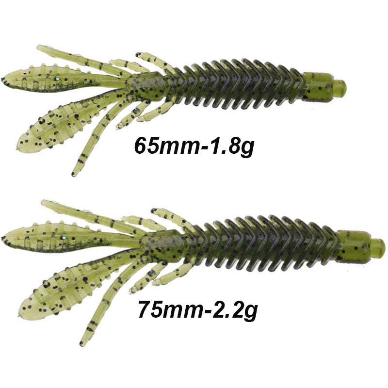 WESTBASS 5PCS Soft Larva Baits - огляд і ціна Fishing Lure Swimbait