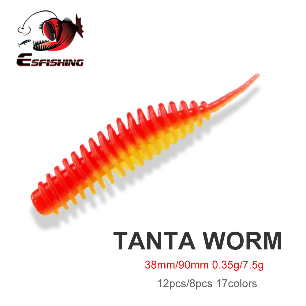 ESFISHING Fishing Worm Bait Lu - огляд і ціна Fishing Lure Soft Plastic