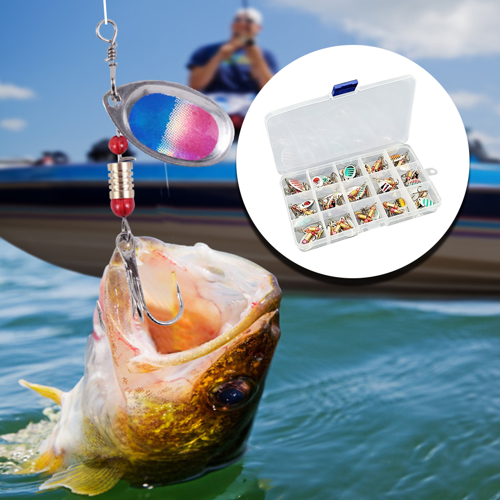 30pcs Metal Spoon Spinner Fish - огляд і ціна Fishing Lure Spinner